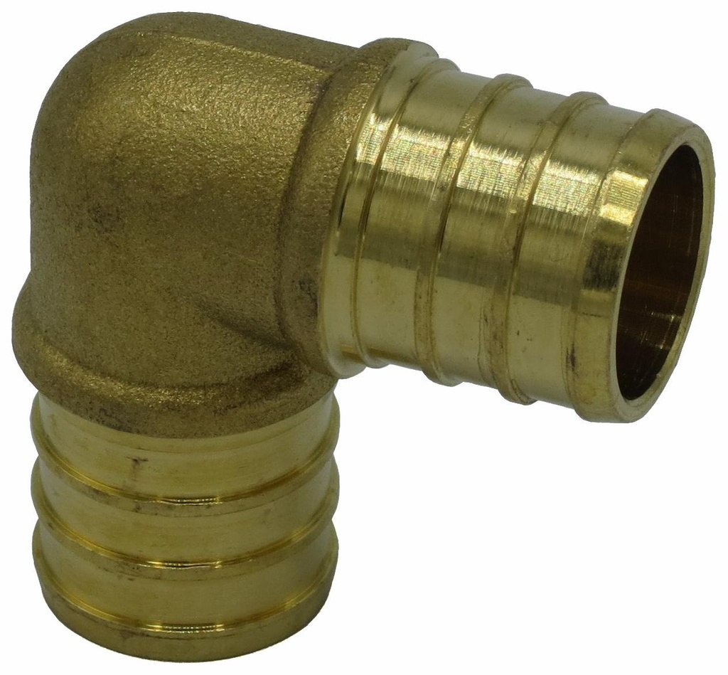 3/4" x 1/2" Brass Pex 90 Elbow NL