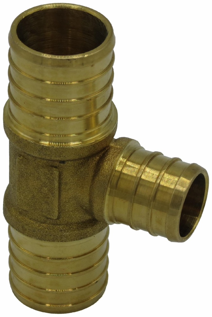1" x 1" x 3/4" Brass Pex Tee NL