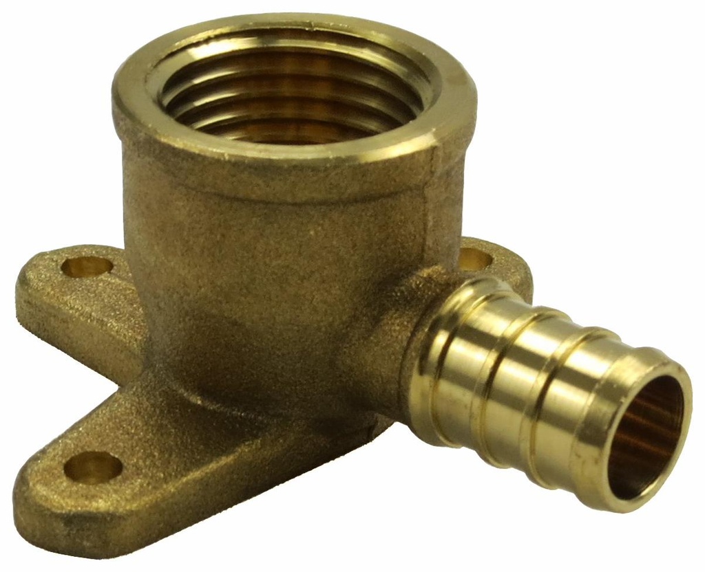 1/2" Brass Pex x FIP Drop Ear Elbow NL