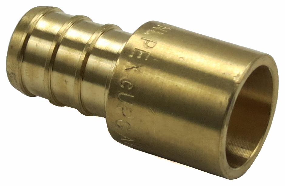 1" Brass Pex x Male Sweat Adapter NL