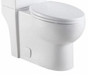 Cubist 16.5" Skirted Toilet Bowl