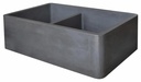 Farmhouse Double Bowl Concrete Multi Mount Apron Front Sink