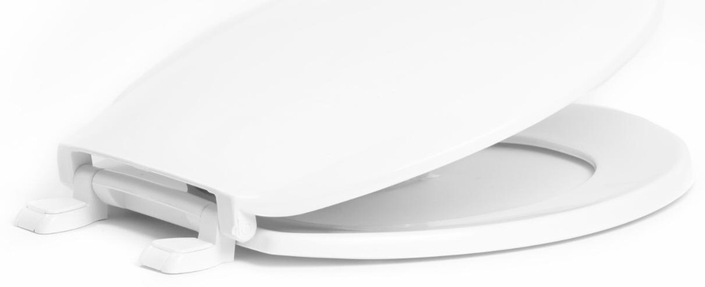 Round Front Toilet Seat with Top Mount HInge