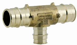 ProPEX EP Reducing Tee, 1 1/4" PEX x 3/4" PEX x 1 1/4" PEX