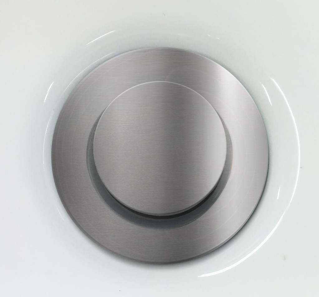 Push Drain for Bathroom Sink with Overflow
