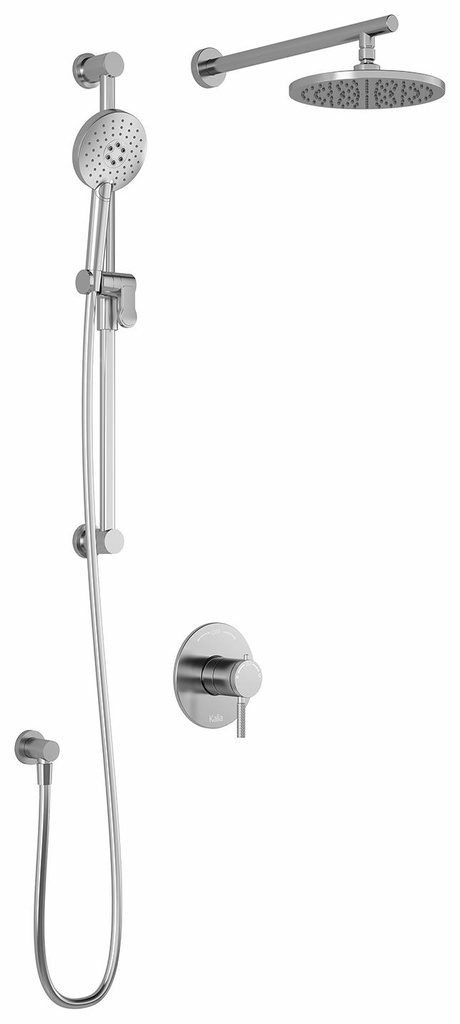 Preciso TCD1 Thermostatic Coaxial Shower System with Wall Arm