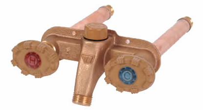 Model 22CP Freezeless Hot & Cold Wall Faucet 12 Inch, Metal Handle