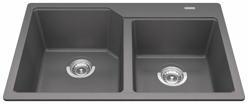 Urban 30-11/16" Granite 1.5 Bowl Drop-In Kitchen Sink