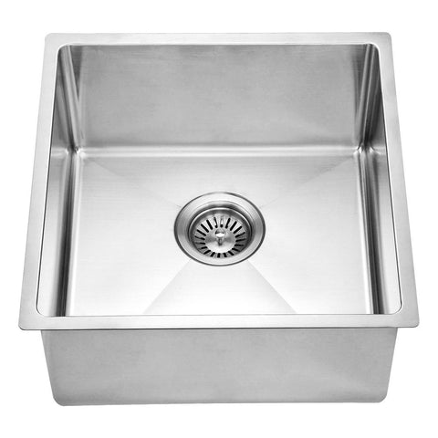 161609 SQUARED SINGLE BOWL UNDERMOUNT BAR SINK