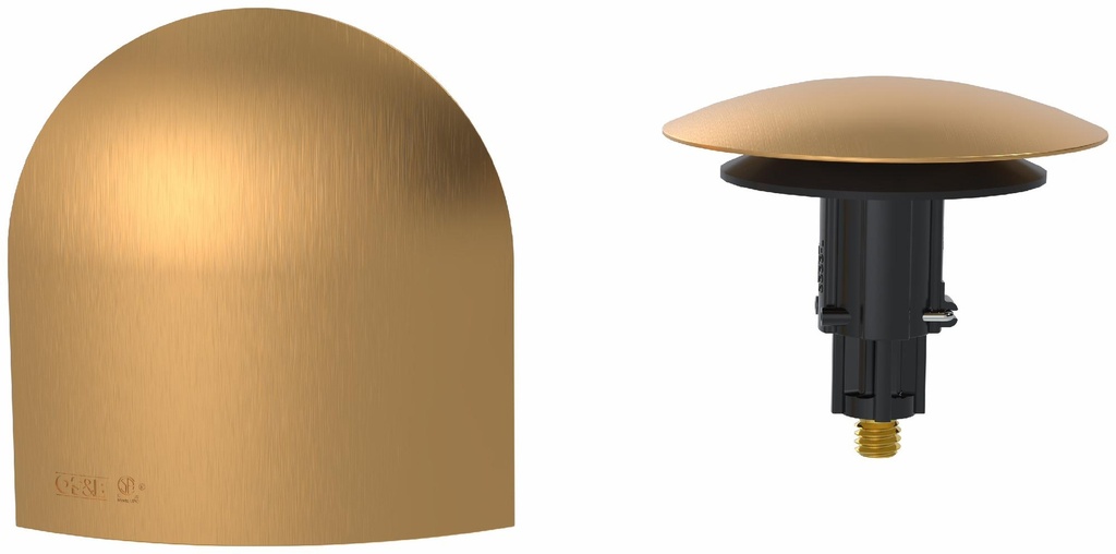 Clicker Waste & Overflow Trim Kit with Brass Bell SlideOn