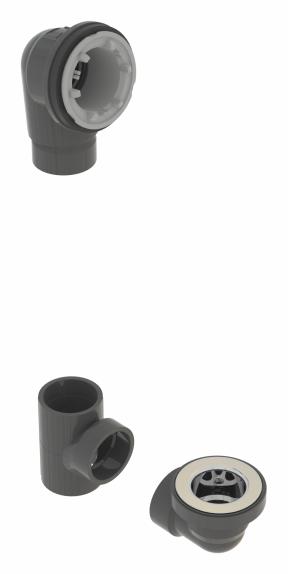 FRZERO Waste & Overflow Rough-In Kit