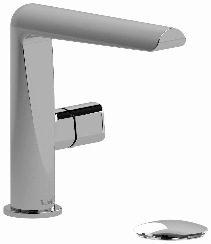 Parabola Single Hole Bathroom Faucet with Knob Handle 1.2 GPM