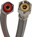20" Flexible Faucet Connector 1/2" Comp x 1/2" FIP