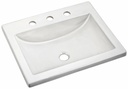 Studio Widespread Drop-In Bathroom Sink