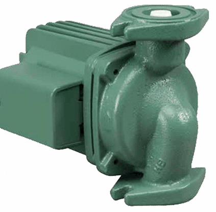 1/8 hp flanged CI circulator c/w check valve