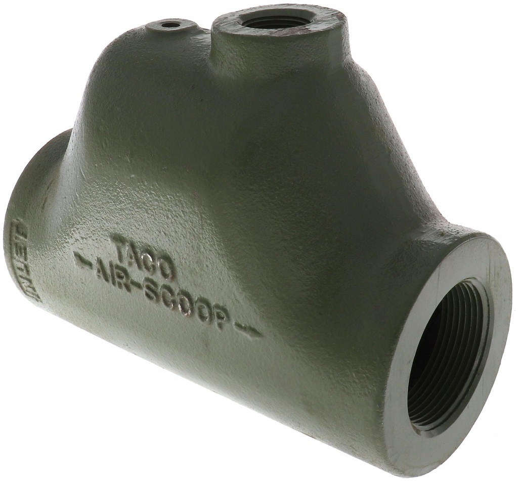 2 1/2" Air Scoop c/w 1/2" and 3/4"FIP expansion tank tapping and 1/8" vent tapping