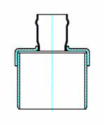 INCREASER SWR 10x15 GxS