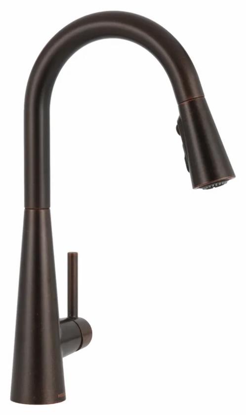 Sleek Kitchen Faucet with Pulldown Spray