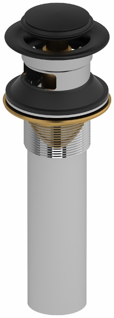 Push Drain for Bathroom Sink with Overflow