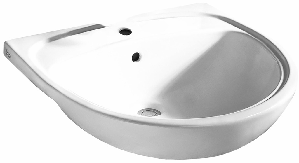 Mezzo 1-Hole Semi-Countertop Bathroom Sink