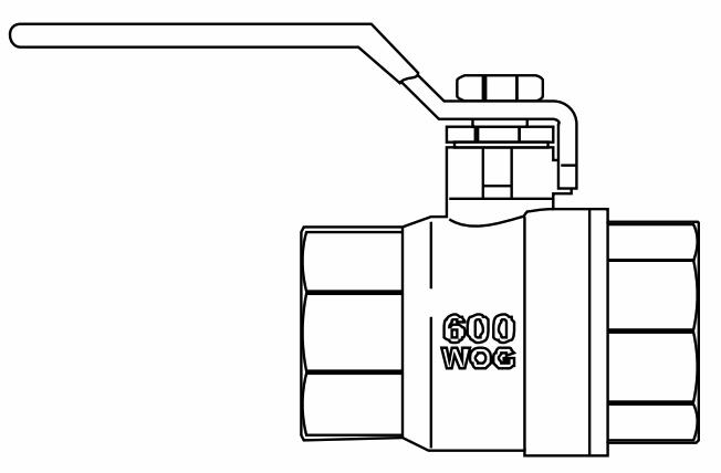 2" IPS B.VLV 600 FM,CSA,cUPC,cUL L.F.