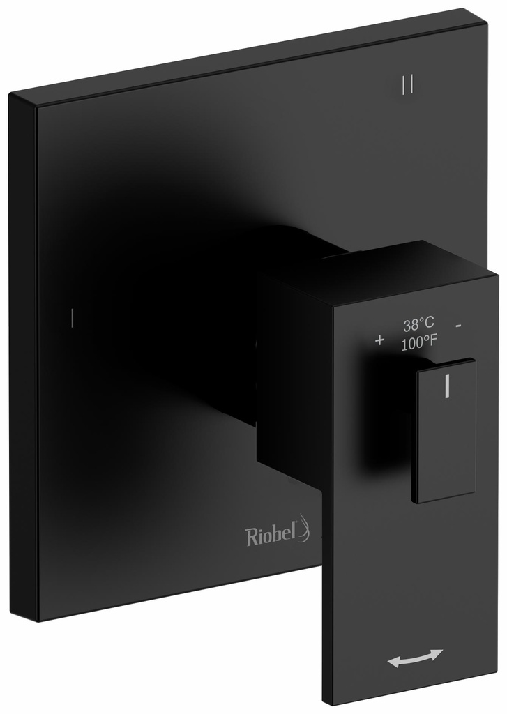 Quadrik 3-Way Thermostatic Valve Trim