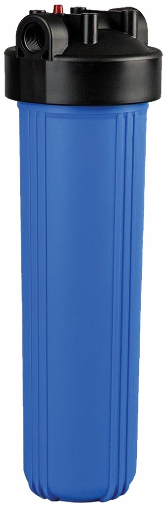 P-H-PR-20BV-3/4 4.5" x 20" Filter Housing Blue/Black 3/4" Inlet