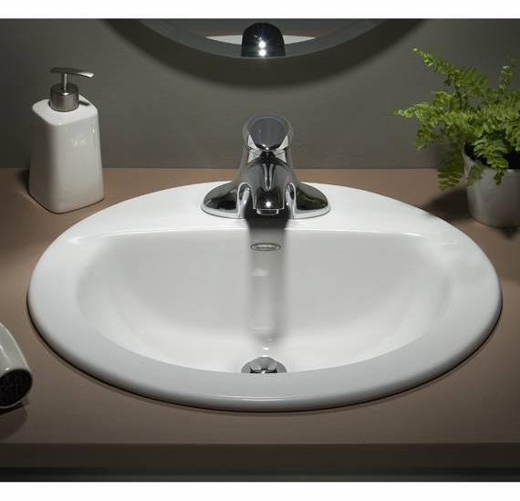 Colony 1-Hole Drop-In Bathroom Sink