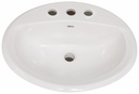 Aqualyn Widespread Drop-In Bathroom Sink