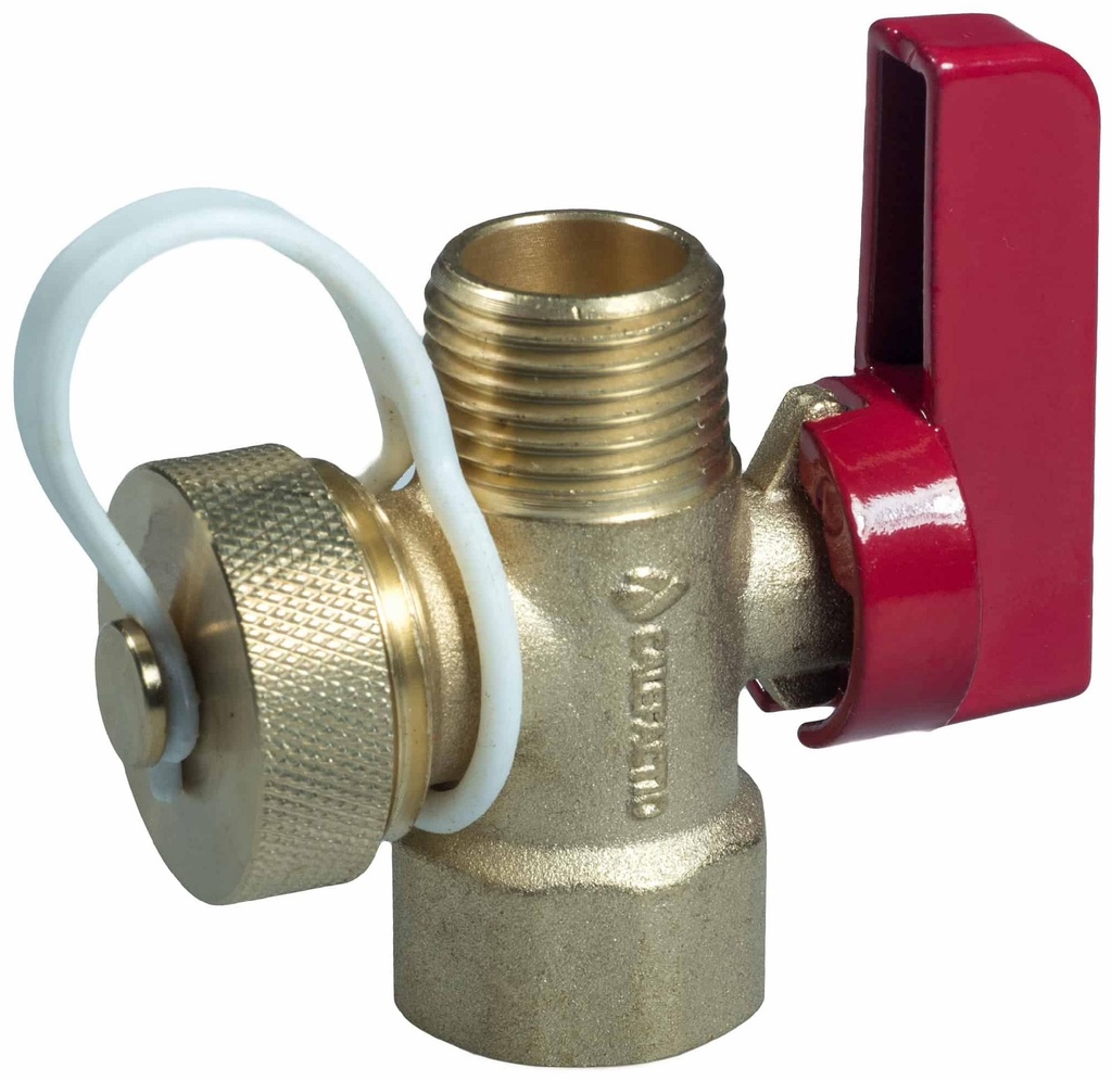 Service valve heating tank