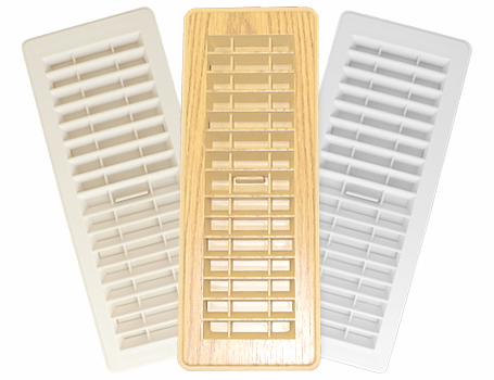 2-1/4X12 PLST FLR DIFF WHITE