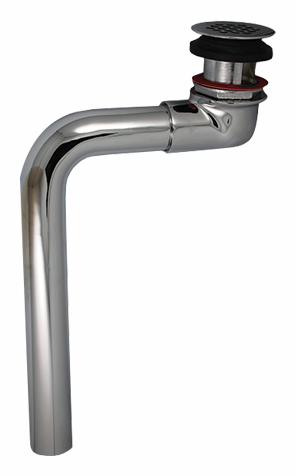 Open Grid Offset Bathroom Sink Drain with Overflow