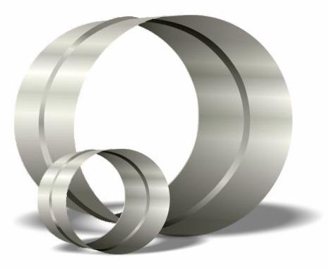 6" Spiral Coupling/Collar 24ga