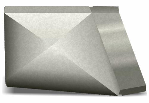 18" x 10" to 16" x 10" Duct Reducer