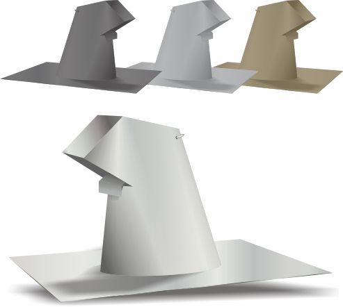 6" Goose Neck Roof Jack 30ga