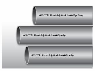 2-1/2" x 20' CSA Sch80 PVC Pipe