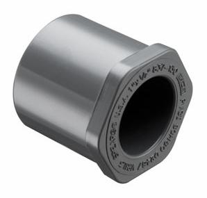 1/2X3/8 PVC RED BUSHING SPIGOTXSOC SCH80