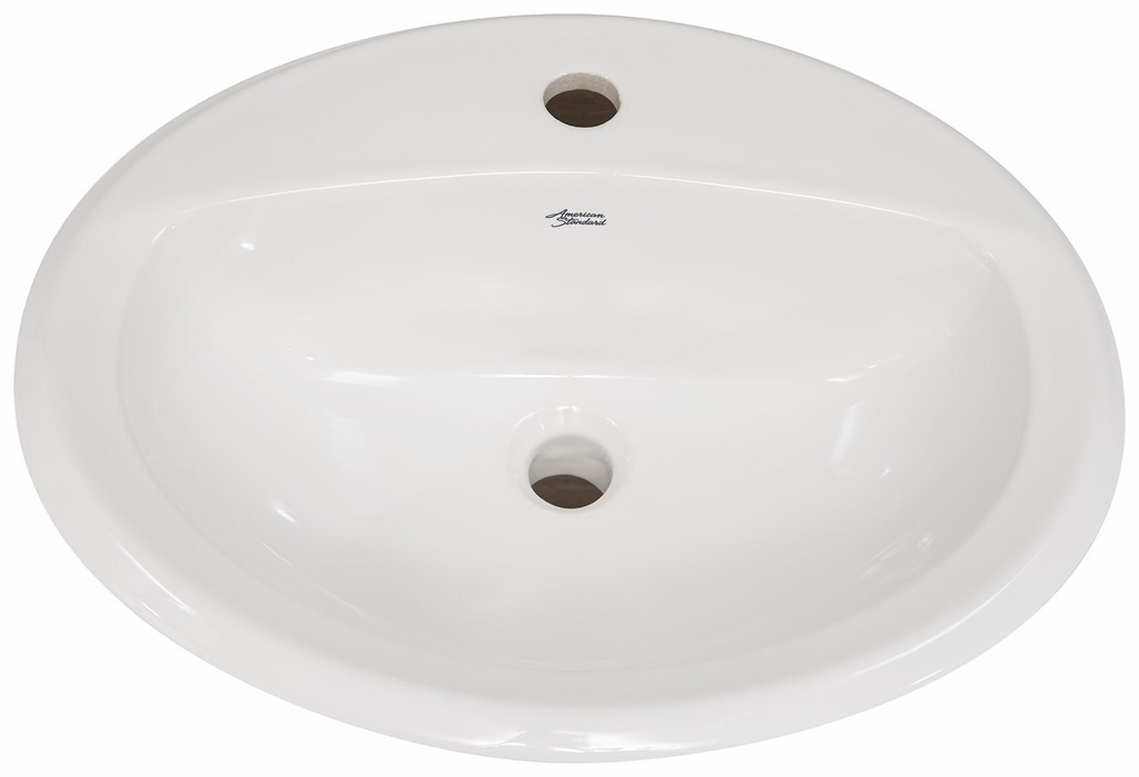 Aqualyn 1-Hole Drop-In Bathroom Sink