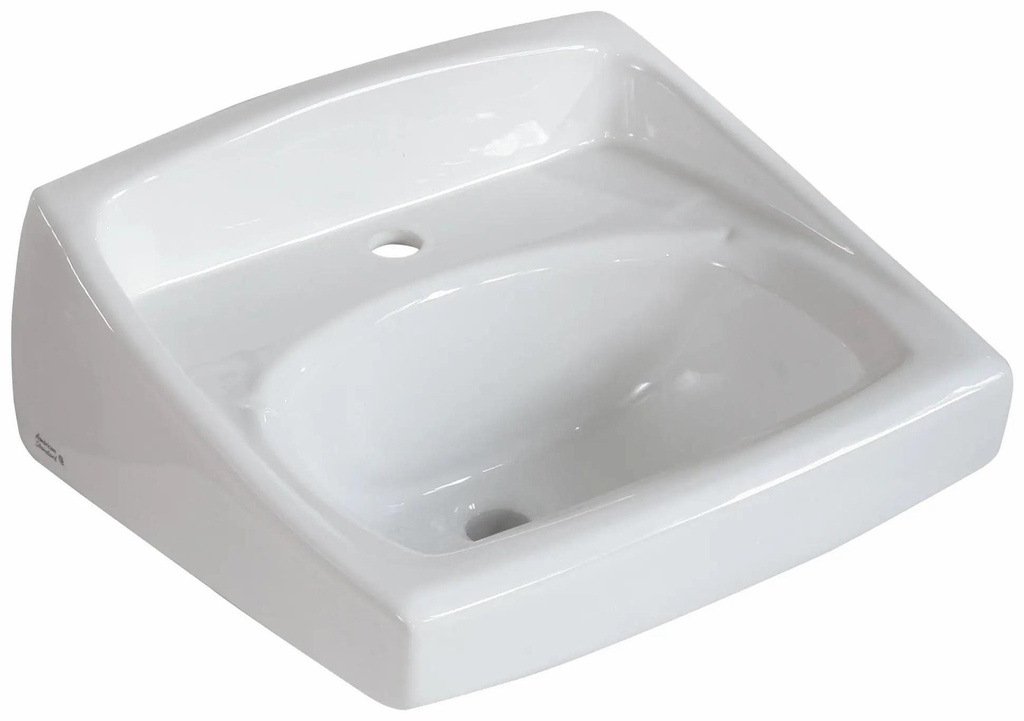 Lucerne 1 Hole Wall-Hung Bathroom Sink