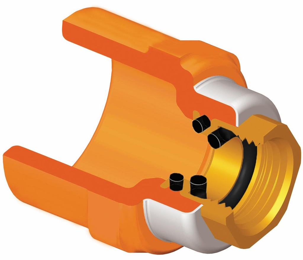 3/4" x 1/2" SxFPT TorqueSafe Sprinkler Head Adapter FlameGuard