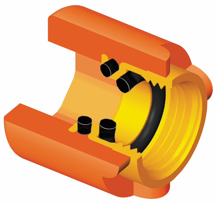 1" x 1/2" Spg x FPT TorqueSafe Bushing FlameGuard