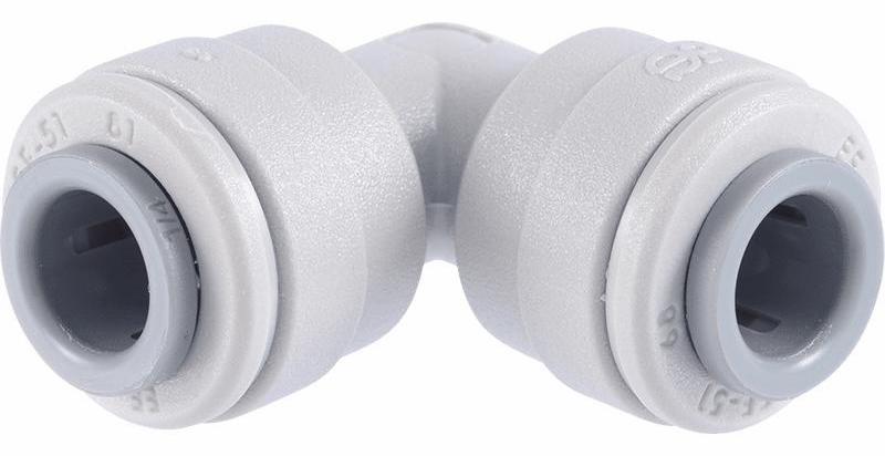 Gray Acetal Union Elbow 1/4