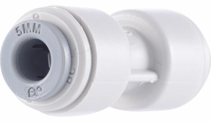 Gray Acetal Union Connector 1/4