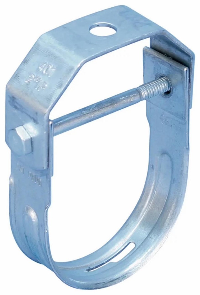 401 Clevis Hanger, EG, PG, 1 1/2" Pipe, 40 DN, 1.9" (48 mm) OD, 3/8" (M10) Rod
