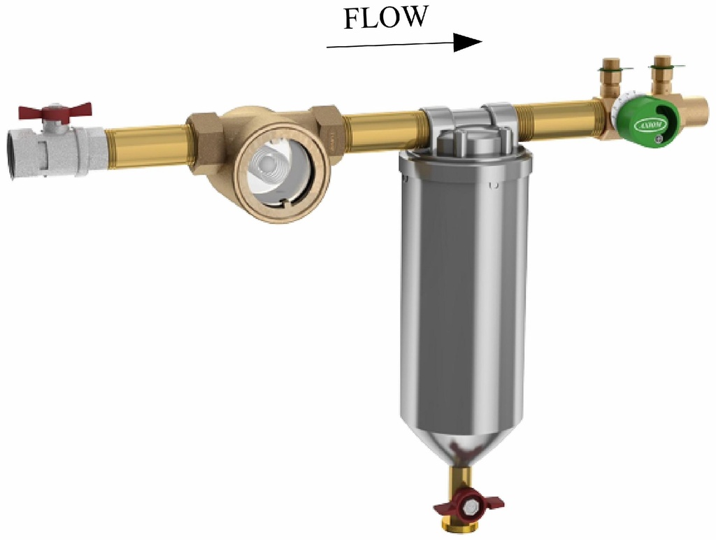 3/4", 10" Filter Housing, Full Kit