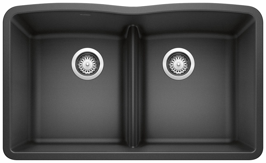 Diamond U 2 Bowl Low Divide Undermount Silgranit Sink