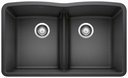 Diamond U 2 Bowl Low Divide Undermount Silgranit Sink