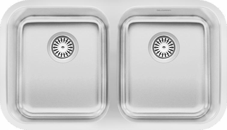 Horizon U 2 Bowl Undermount Sink