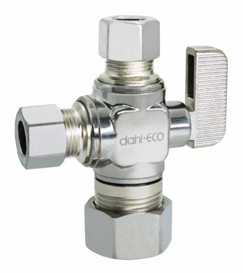 5/8 OD Comp x 3/8 OD Comp x 3/8 OD Comp