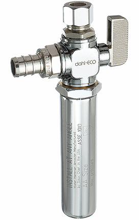 1/2 F1960 x 3/8 OD Comp x Water Hammer Arrester